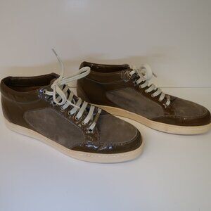Jimmy Choo brown lace up sneakers in size 36.5